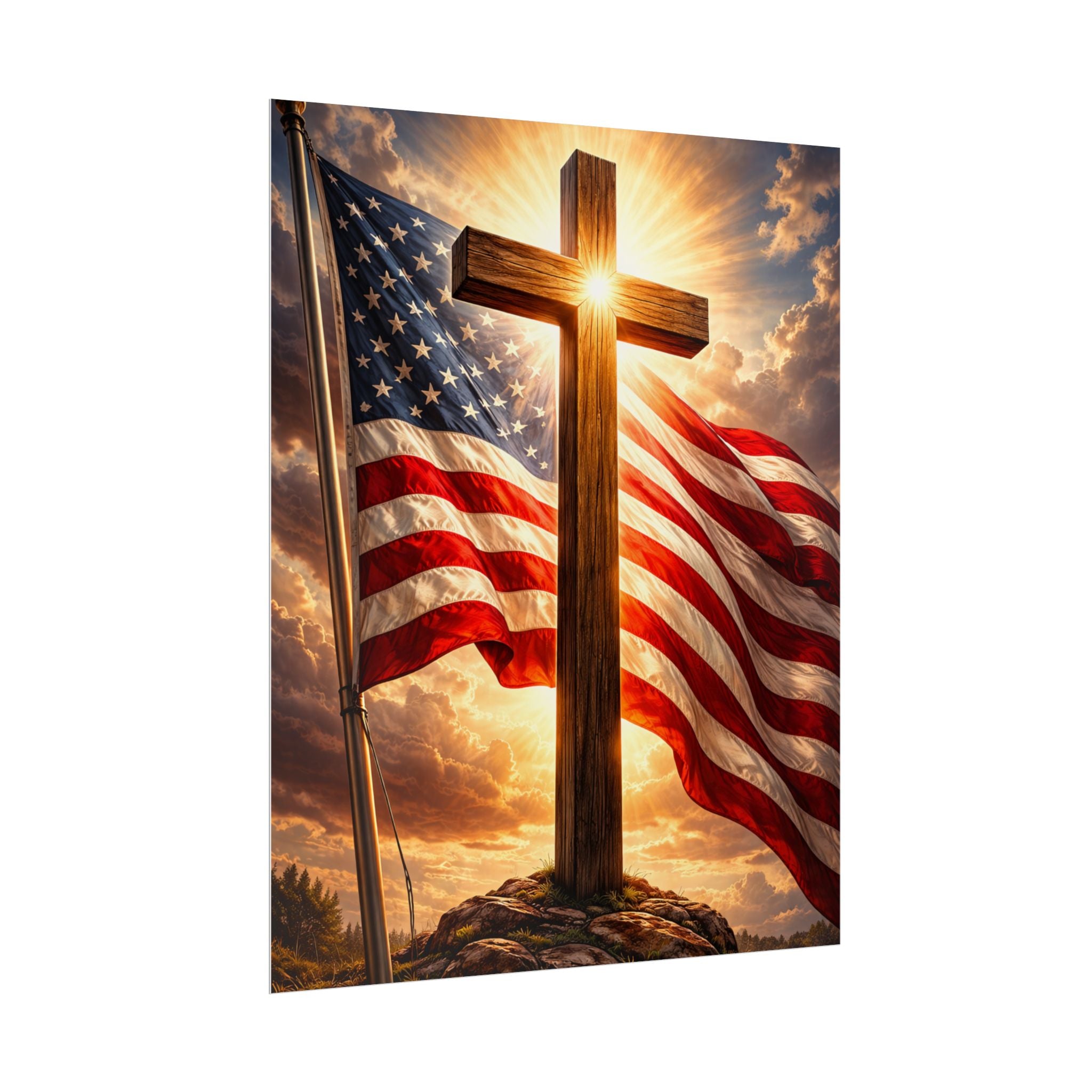 Christian Nation Wall Art Poster