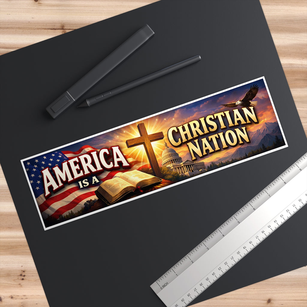 Christian Nation Bumper Sticker