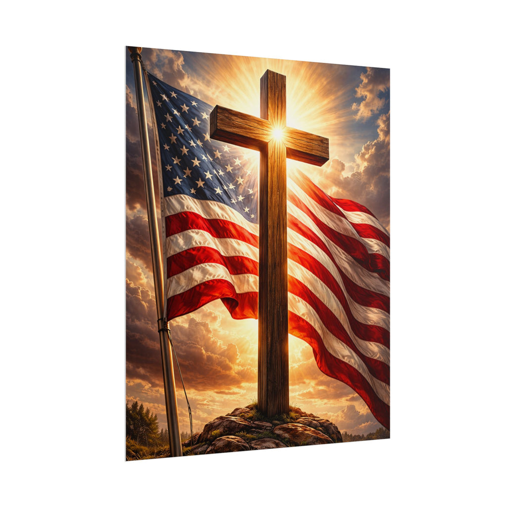 Christian Nation Wall Art Poster