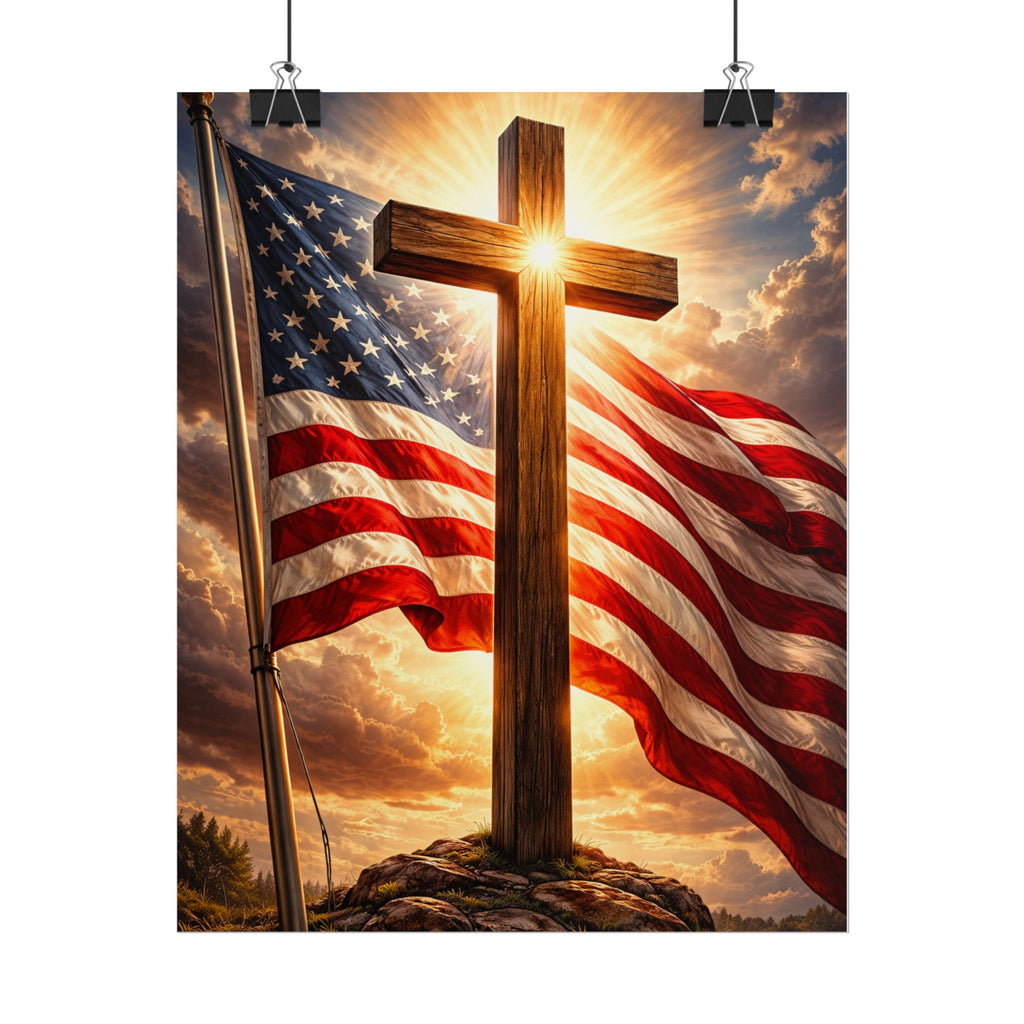 Christian Nation Wall Art Poster