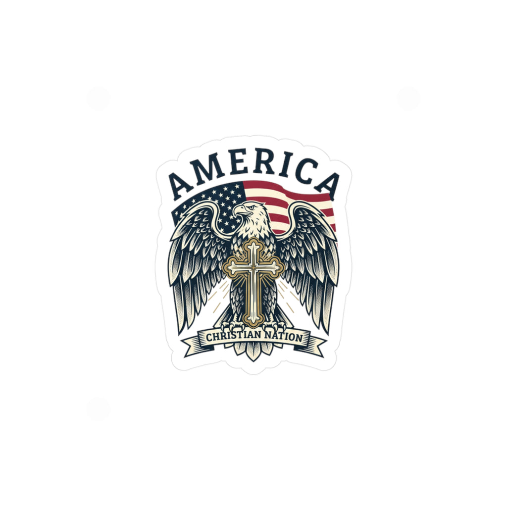 "America is a Christian Nation" Vinyl Decal Sticker
