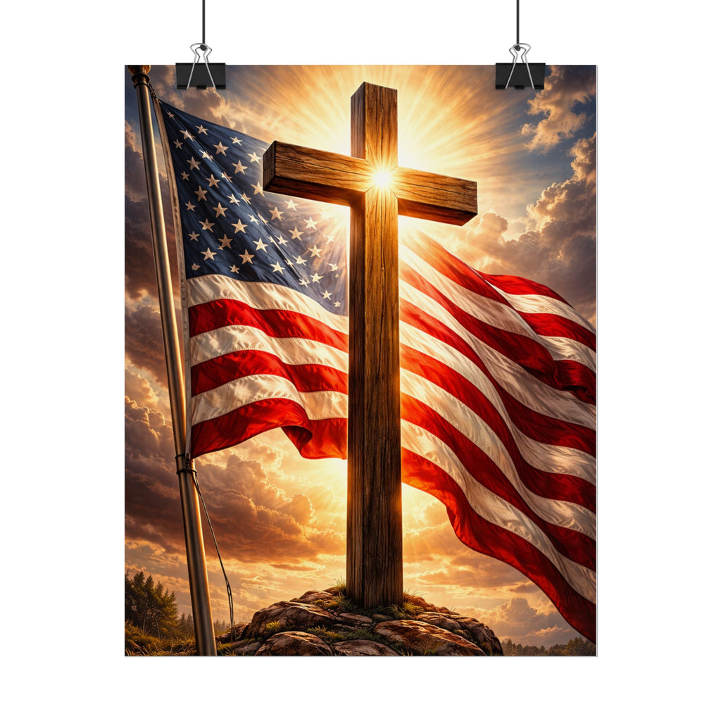 Christian Nation Wall Art Poster